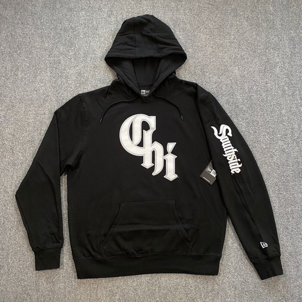 Chicago White Sox City Connect New Era Hoodie Adult 3XL Black Chi Southside MLB